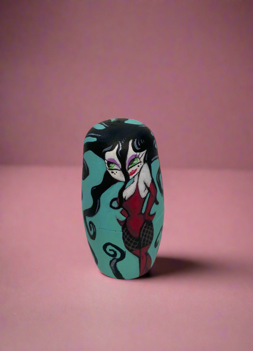 Hand-Painted Powerpuff Girls Villains Nesting Dolls β One-of-a-Kind Collectible Set