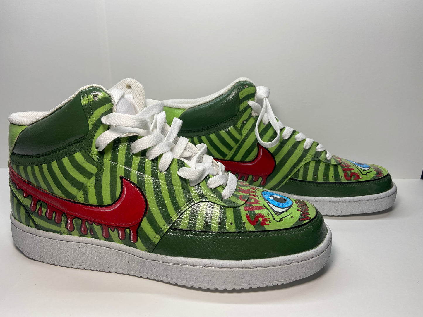 Custom Hand-Painted Nike Air Force 1 – “Sick Sad World” Edition womens size 7