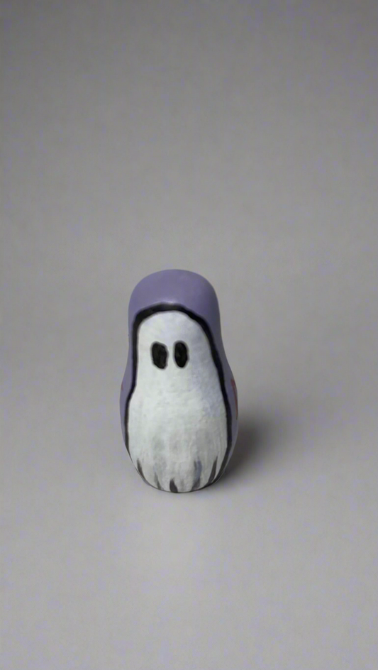 Hand-Painted Beetlejuice Cartoon Character Nesting Dolls – One-of-a-Kind Collectible - Mini Set
