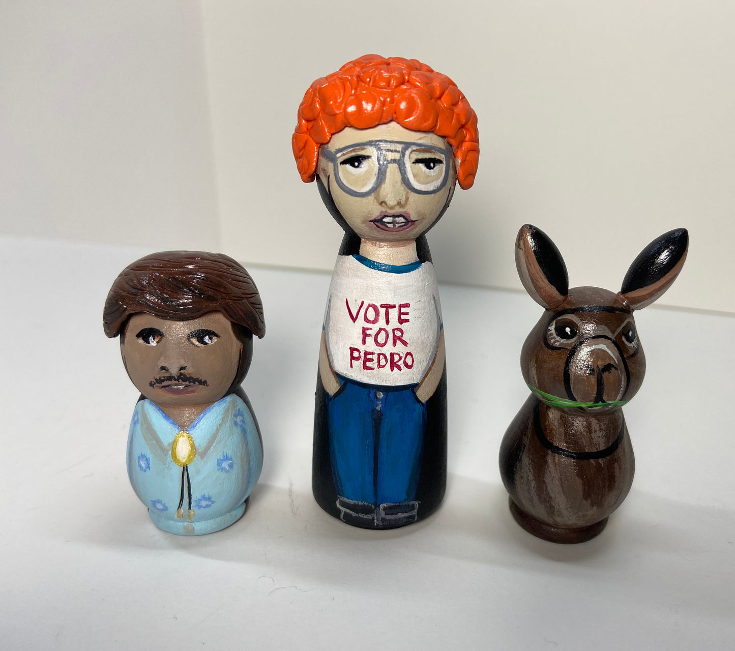 Napoleon Dynamite Peg Doll Set – Hand-Painted Pop Culture Collectible (1 of 1)