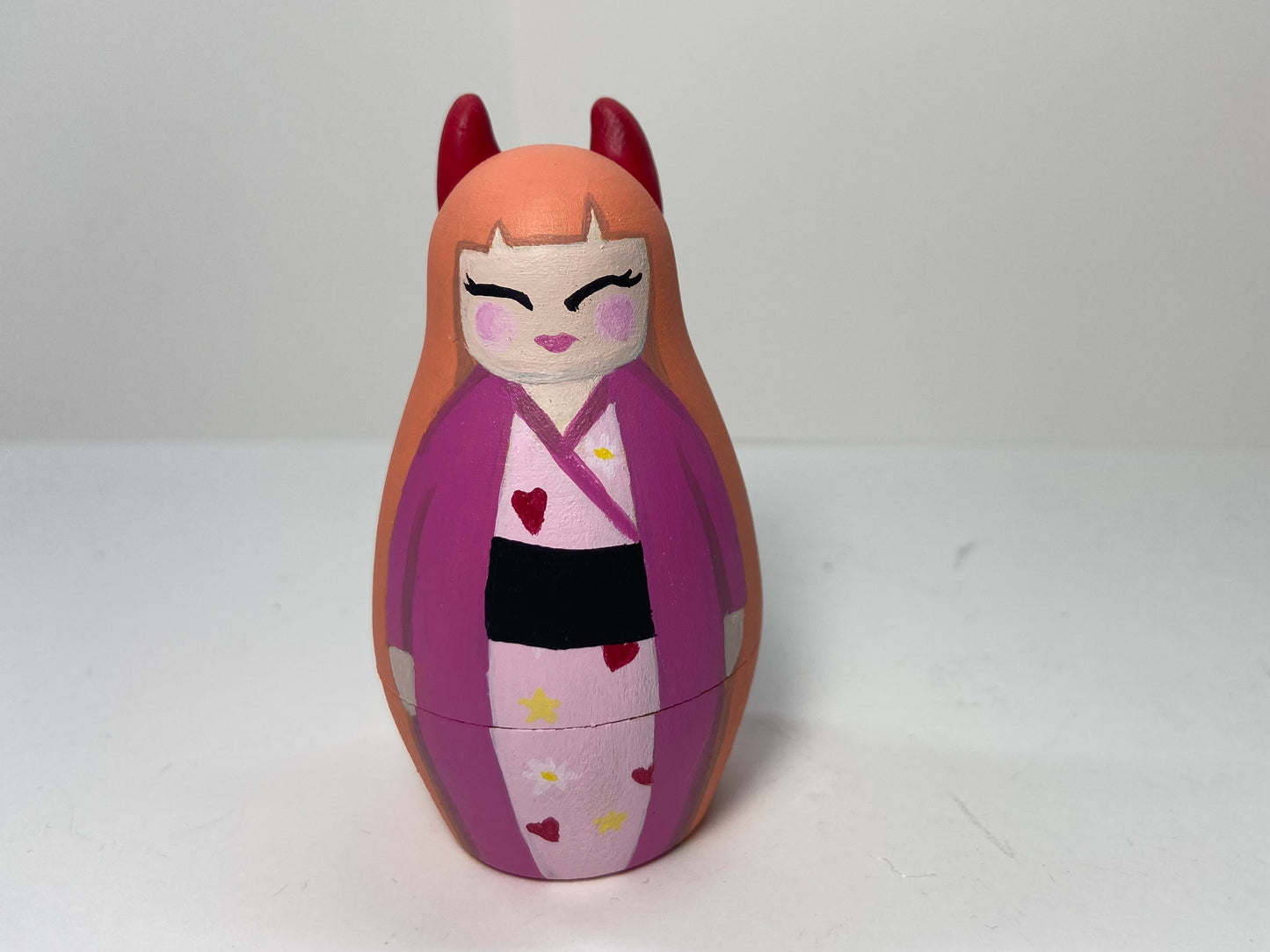Kawaii Powerpuff-Inspired Nesting Doll Set — Sugar, Spice & Everything Nice Kimono Collection (1 of 1)