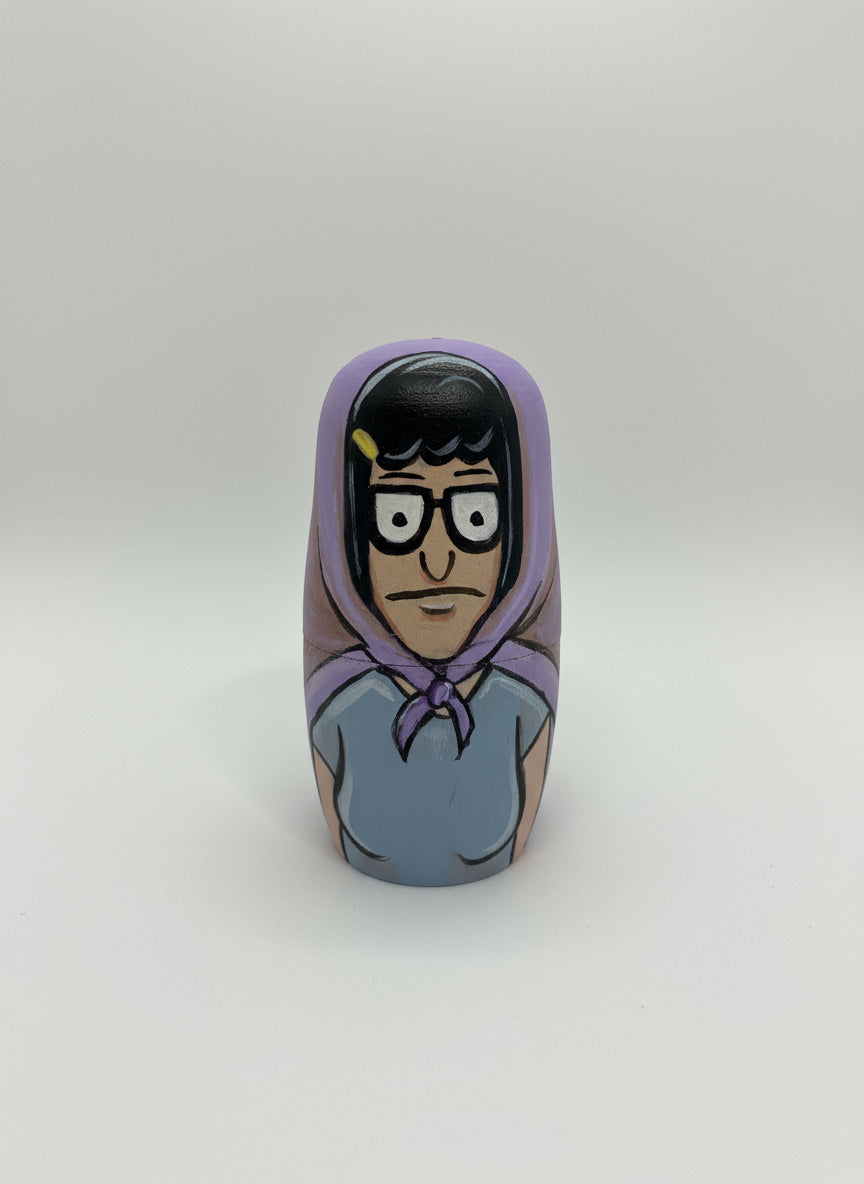 Hand-Painted Bob’s Burgers Nesting Dolls – One-of-a-Kind Collectible - Premium Set