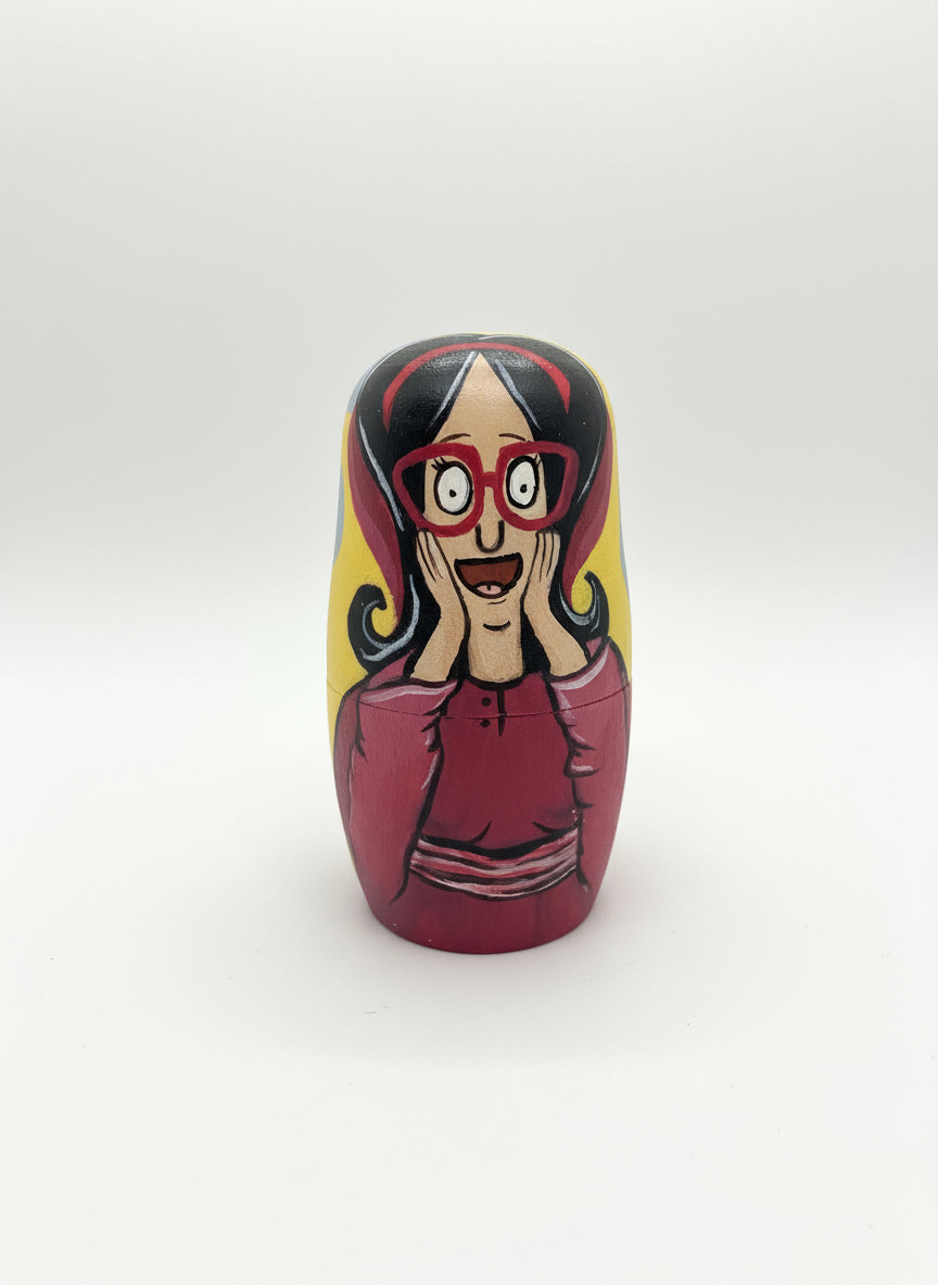 Hand-Painted Bob’s Burgers Nesting Dolls – One-of-a-Kind Collectible - Premium Set