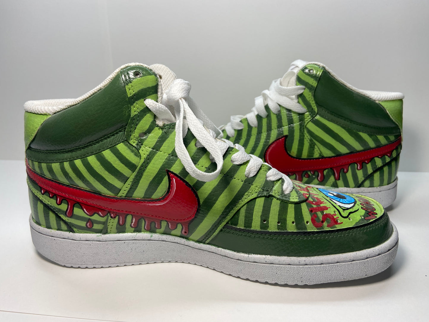Custom Hand-Painted Nike Air Force 1 – “Sick Sad World” Edition womens size 7