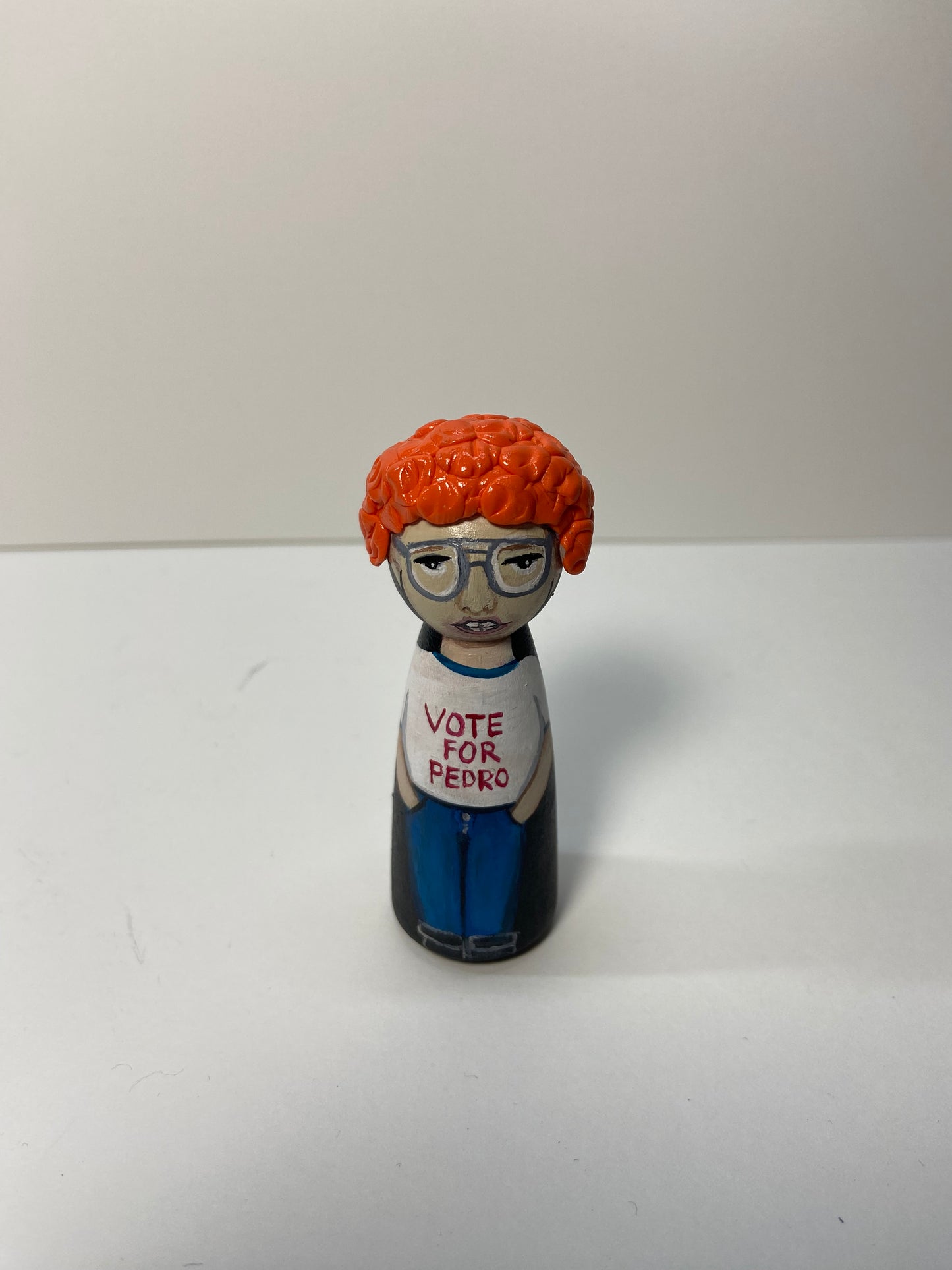 Napoleon Dynamite Peg Doll Set – Hand-Painted Pop Culture Collectible (1 of 1)