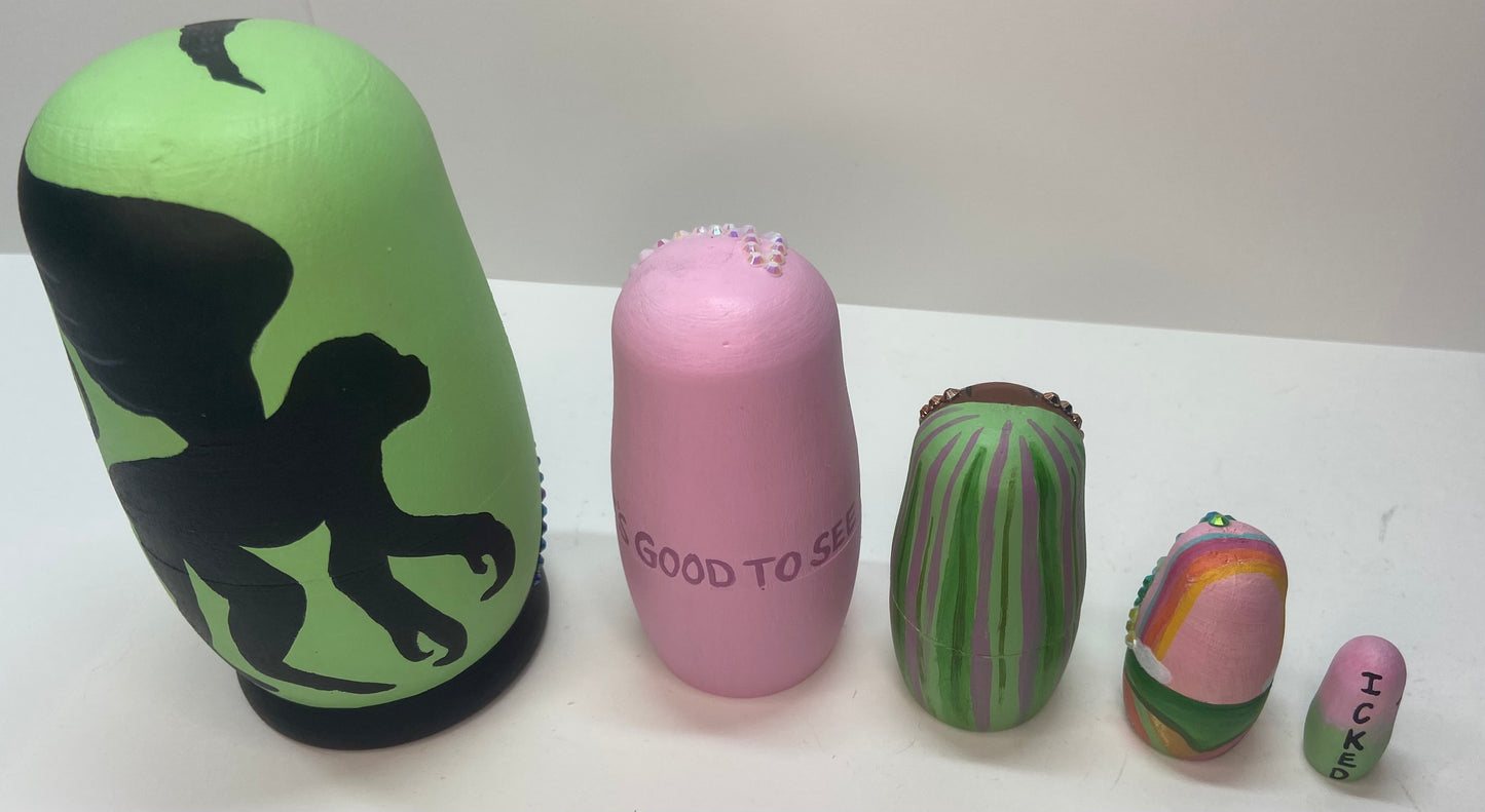 Wicked-Inspired Nesting Doll Set