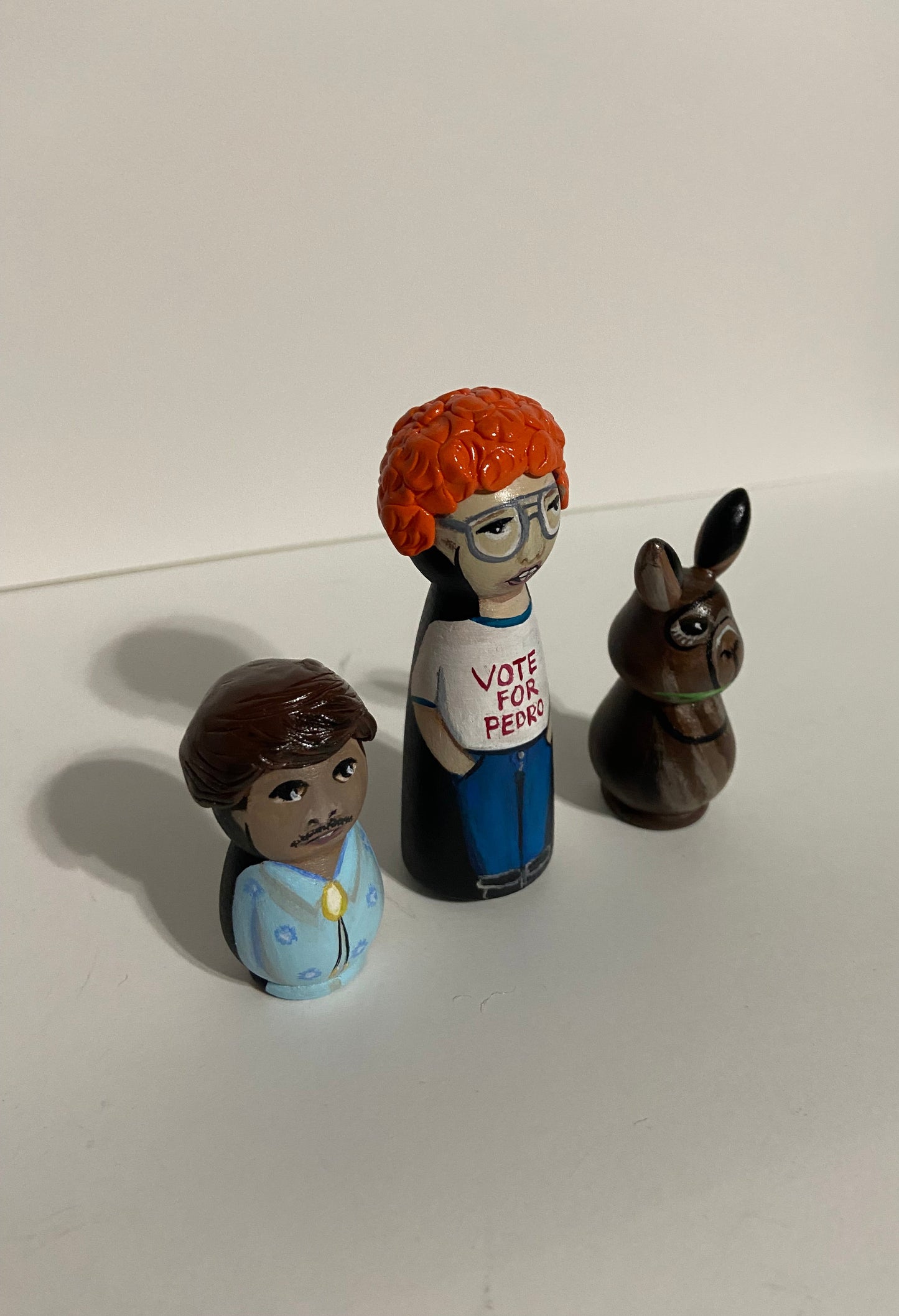 Napoleon Dynamite Peg Doll Set – Hand-Painted Pop Culture Collectible (1 of 1)