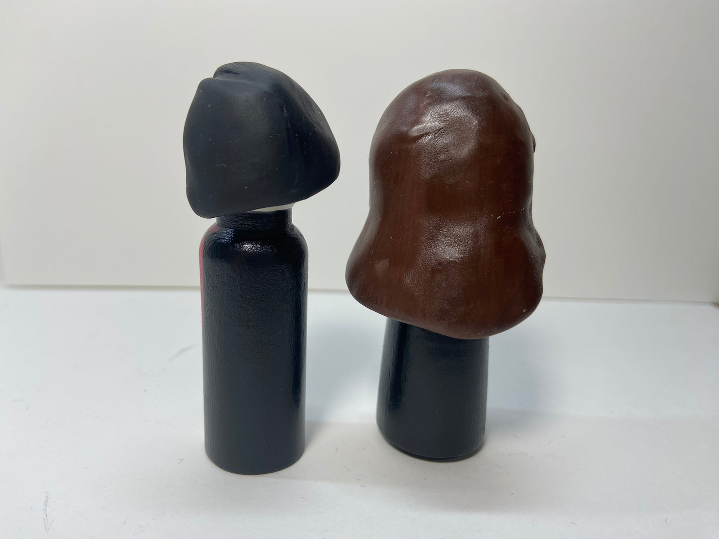 Daria + Jane Peg Doll Set | Hand-Painted 90s Cartoon Art Collectible | One-of-a-Kind Pop Culture Decor